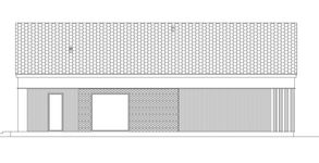 Projekt domu EG-109 wariant IV (WWB1158) - elewacja prawa