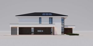 Projekt domu HomeKoncept 140 (KRX1308) - elewacja lewa