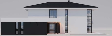 Projekt domu HomeKoncept 140 (KRX1308) - elewacja prawa