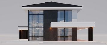 Projekt domu HomeKoncept 140 (KRX1308) - elewacja tylna