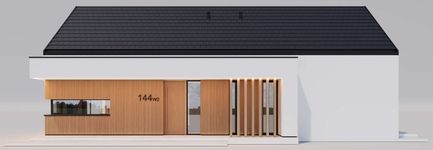 Projekt domu HomeKoncept 144 wariant 02 (KRX1309) - elewacja frontowa