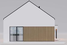 Projekt domu HomeKoncept 144 wariant 02 (KRX1309) - elewacja prawa