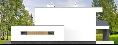 Projekt domu Perfetto 2 modern (WOF1290) - elewacja prawa