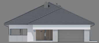 Projekt domu NewHouse 767 (KRZ1167) - elewacja frontowa
