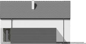 Projekt domu Studio 116 (WRN1627) - elewacja prawa