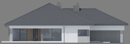 Projekt domu NewHouse 767 w2 (KRZ1169) - elewacja lewa