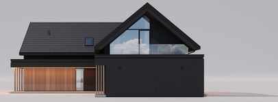 Projekt domu HomeKoncept 166 G2 wariant 02 (KRX1311) - elewacja lewa