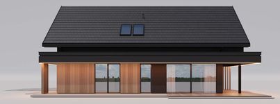 Projekt domu HomeKoncept 166 G2 wariant 02 (KRX1311) - elewacja prawa