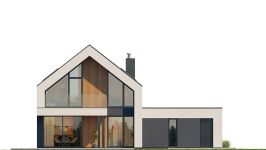 Projekt domu Amber 5 (WAH2179) - elewacja tylna