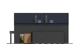 Projekt domu Amber 5 b (WAH2180) - elewacja lewa