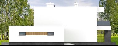 Projekt domu Perfetto 3 modern (WOF1292) - elewacja prawa