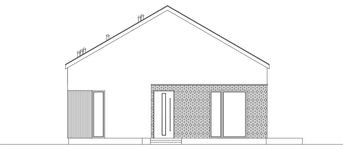 Projekt domu EG-111 wariant l (WWB1161) - elewacja frontowa