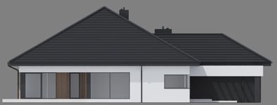 Projekt domu NewHouse 761 w2 plus (KRZ1174) - elewacja lewa