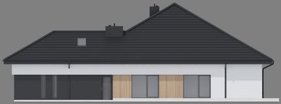 Projekt domu NewHouse 761 w2 plus (KRZ1174) - elewacja prawa