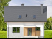 Projekt domu Dolce mini 2 (WOF1295) - elewacja frontowa
