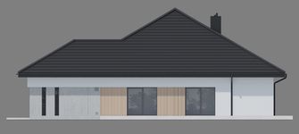 Projekt domu NewHouse 761 w5 S (KRZ1177) - elewacja prawa