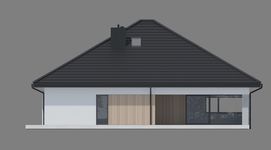 Projekt domu NewHouse 761 w4 S (KRZ1176) - elewacja tylna