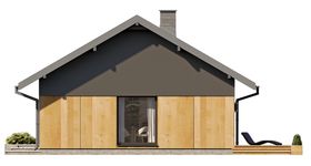 Projekt domu Gaja 5 (BSE1293) - elewacja prawa