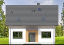 Projekt domu Tamarillo 9 plus (WOF1301) - elewacja frontowa