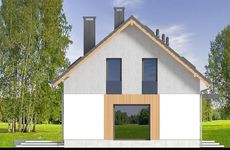 Projekt domu Tamarillo 9 plus (WOF1301) - elewacja lewa