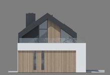Projekt domu NewHouse 753 G2 w2 (KRZ1178) - elewacja lewa