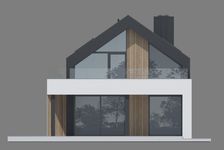 Projekt domu NewHouse 753 G2 w2 (KRZ1178) - elewacja prawa