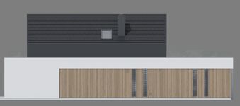 Projekt domu NewHouse 753 G2 w2 (KRZ1178) - elewacja tylna