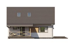 Projekt domu Erna 5 (BSE1299) - elewacja frontowa