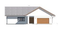 Projekt domu Ambrozja 17 (BSA2409) - elewacja frontowa