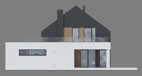 Projekt domu NewHouse 785 (KRZ1183) - elewacja prawa