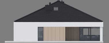 Projekt domu NewHouse 772 (KRZ1184) - elewacja tylna