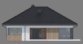 Projekt domu NewHouse 769 (KRZ1185) - elewacja frontowa