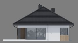 Projekt domu NewHouse 769 (KRZ1185) - elewacja lewa