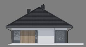 Projekt domu NewHouse 769 (KRZ1185) - elewacja prawa