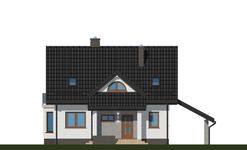 Projekt domu APS 113 NEW (LUA1147) - elewacja frontowa