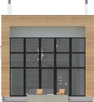 Projekt domu Delft DCP294 (WOB1511) - elewacja tylna
