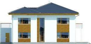 Projekt domu Brisbane DCP262 (WOB1139) - elewacja tylna