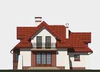 Projekt domu APS 148 (LUA1165) - elewacja tylna