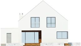 Projekt domu Garda II DCP310a (WOB1552) - elewacja tylna