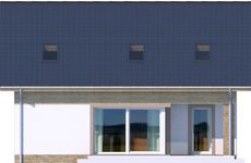 Projekt domu Meribel DCP327 (WOB1576) - elewacja tylna