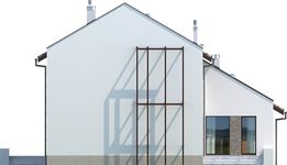 Projekt domu Quimper DCP314 (WOB1574) - elewacja tylna