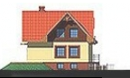 Projekt domu Sko (SLB1157) - elewacja prawa