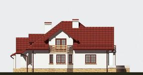 Projekt domu APS 016 + P (LUA1311) - elewacja prawa