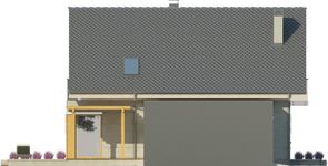 Projekt domu Grappa 2G (WRN1261) - elewacja lewa