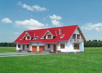 Projekt domu Zoja Lux Duo - murowana – beton komórkowy (KRD2091) - elewacja frontowa