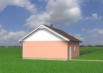 Projekt garażu 16 (220) (KRD1429) - elewacja tylna