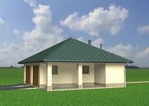 Projekt garażu 27 (231) (KRD1816) - elewacja prawa