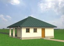 Projekt garażu 27 (231) (KRD1816) - elewacja tylna