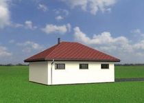 Projekt garażu 32 (236) (KRD1812) - elewacja tylna