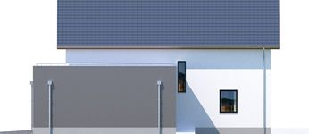 Projekt domu Bergamo III DCP343b (WOB1629) - elewacja prawa